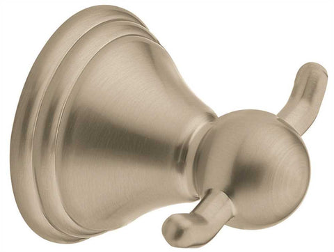 Moen Preston Double Robe Hook Brushed Nickel