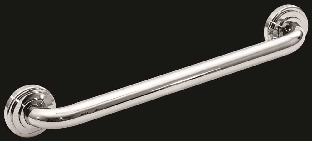 Wingits Grab Bar  Bevel 12"x1.25" Stainless Steel