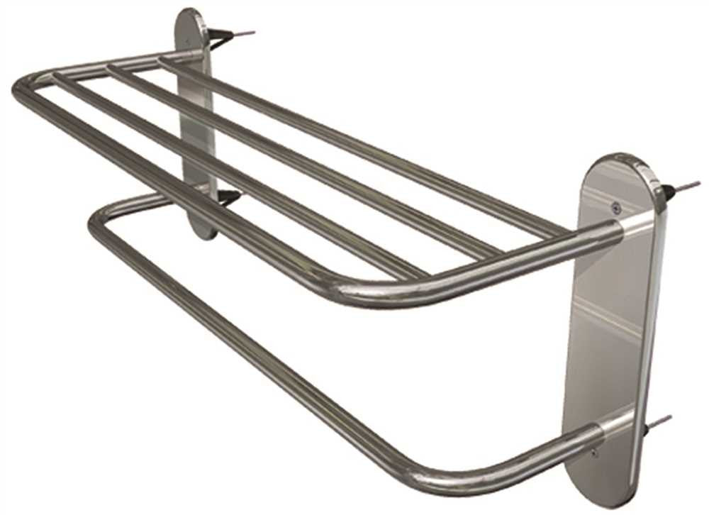 Wingits Master Towel Rack, 18 In. Wide, Satin Stainless Steel