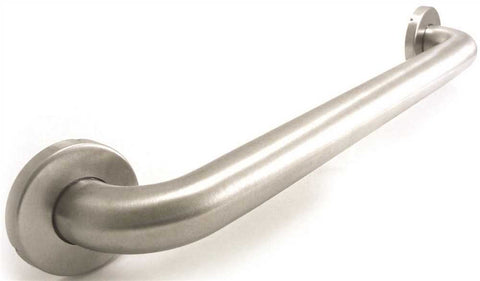 Wingits Grab Bar With Cover, 24 In. X 1-1-2 In., Satin Stainless Steel