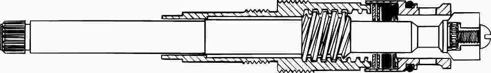 Diverter Stem Assembly For American Standard, 5-5-8"