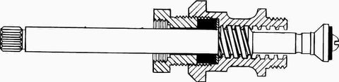 Hot-cold Tub Stem Assembly For Sayco