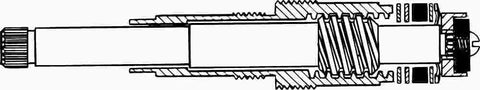 Hot And Cold Tub Stem Assembly For American Standard Colony 4 3-8 In L