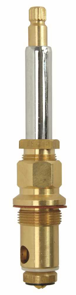 Diverter Stem Assembly With Beveled Sleeve For Central Brass