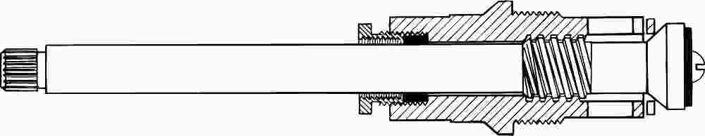 Diverter Stem Assembly For Central Brass