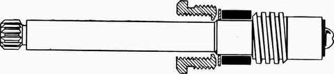 Hot And Cold Tub Stem Assembly For Crane Repcal