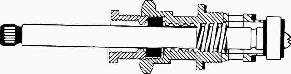 Diverter Stem Assembly For Sayco