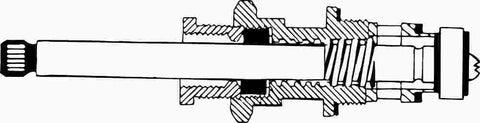 Diverter Stem Assembly For Sayco