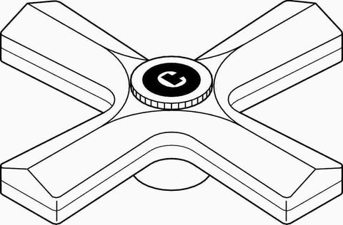 Hot-cold Cross Handle Assembly For Briggs