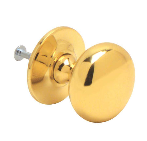 Cabinet Knob And Backplate 1-1-4 In.