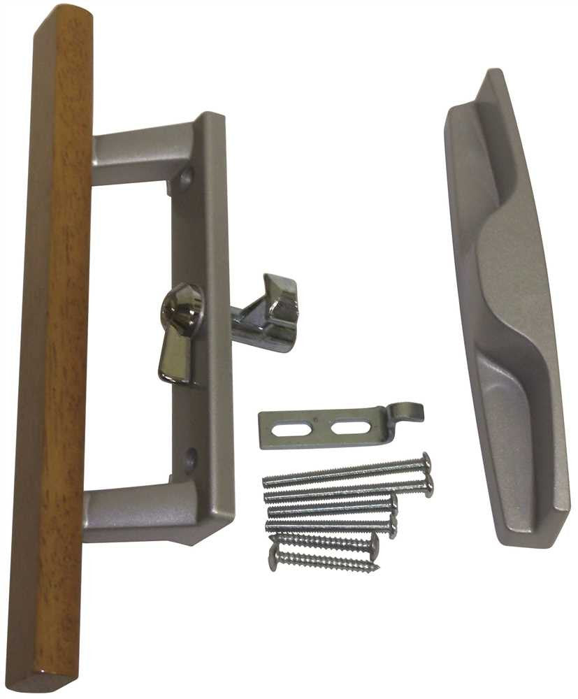 Patio Door Lock And Handle Less Key Lock