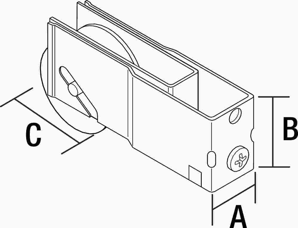 Patio Door Roller Assembly