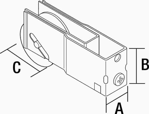 Patio Door Roller Assembly