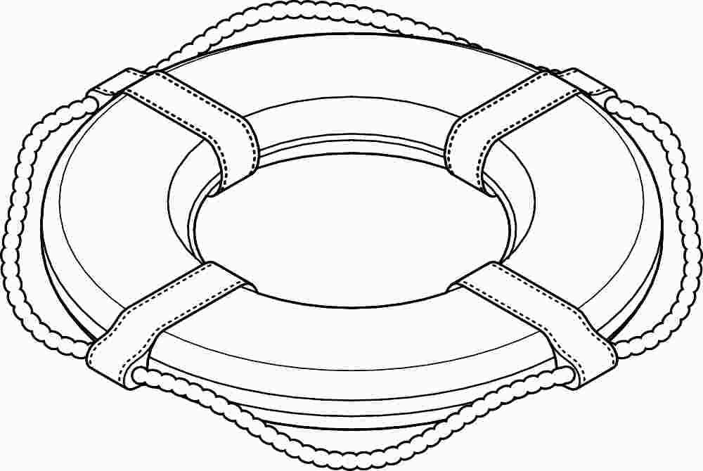 Life Ring 24 In. Diameter, Coast Guard Approved