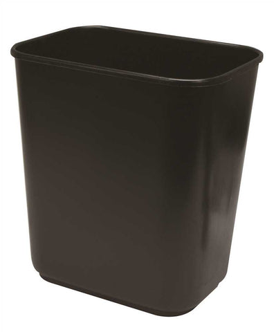 Continental Commercial Products&reg; Plastic Trash Can, Black, 14 Quarts