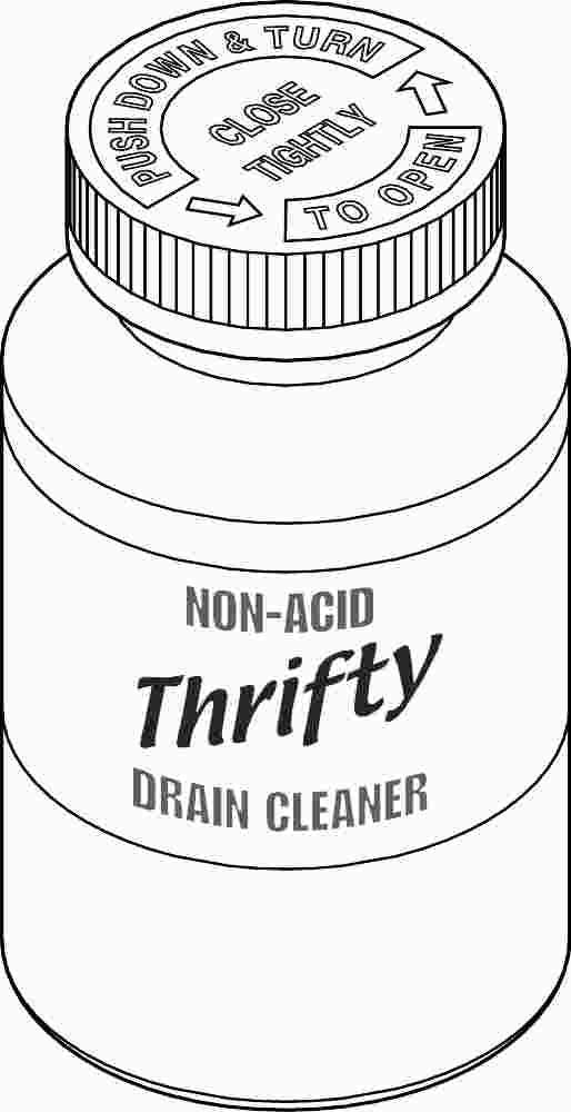 Non-acid Crystal Drain Opener And Cleaner, 1 Lb.