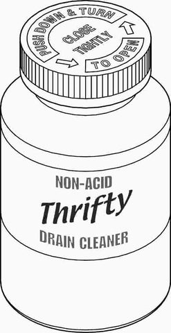 Non-acid Crystal Drain Opener And Cleaner, 1 Lb.