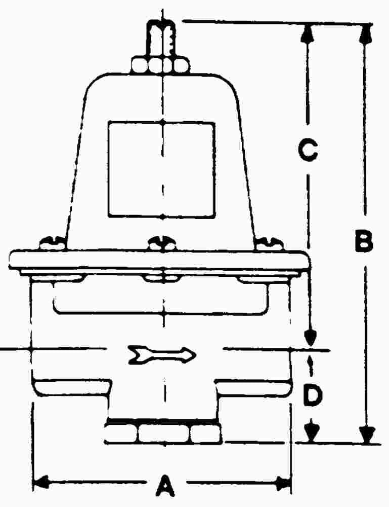 Bell & Gossett Fb38 Pressure Reducing Valve 1-2 In. Npt
