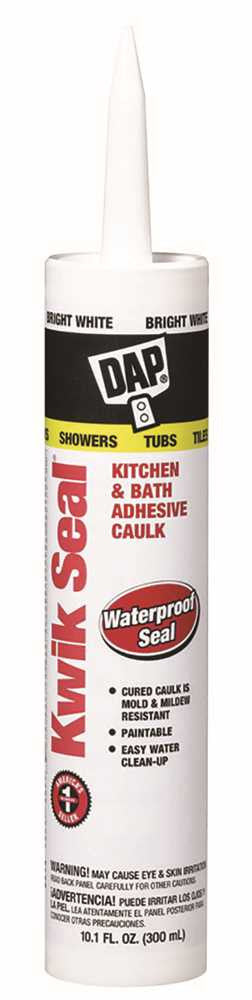 Dap&reg; Kwik Seal Tub And Tile Caulk, 10.1 Oz., White