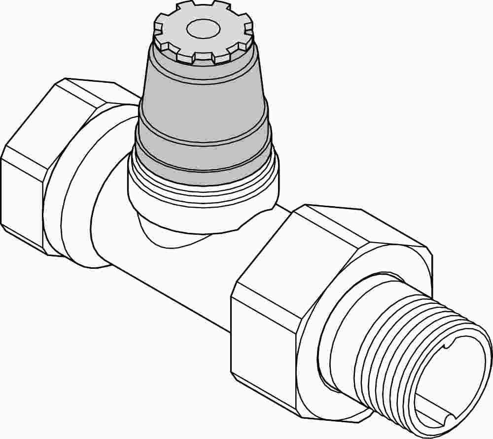 Ra2000 Straight Valve Body 3-4 In.