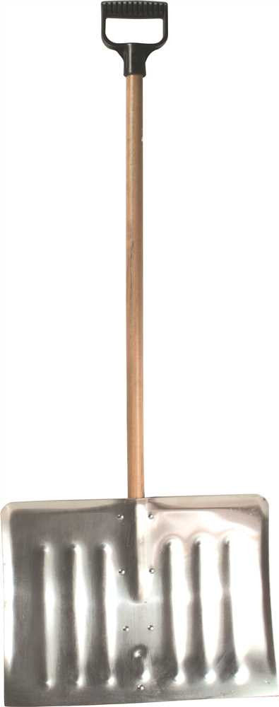 Aluminum Wood Handle Snow Shovel