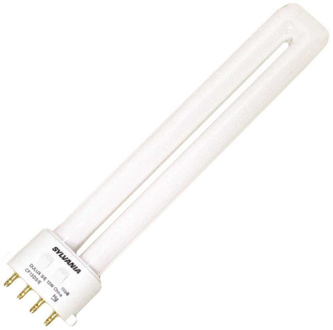 Sylvania Dulux&reg; S-e Pl Type Compact Fluorescent Lamp, S (t4), 13 Watt, 3000k, 82 Cri, 2gx7