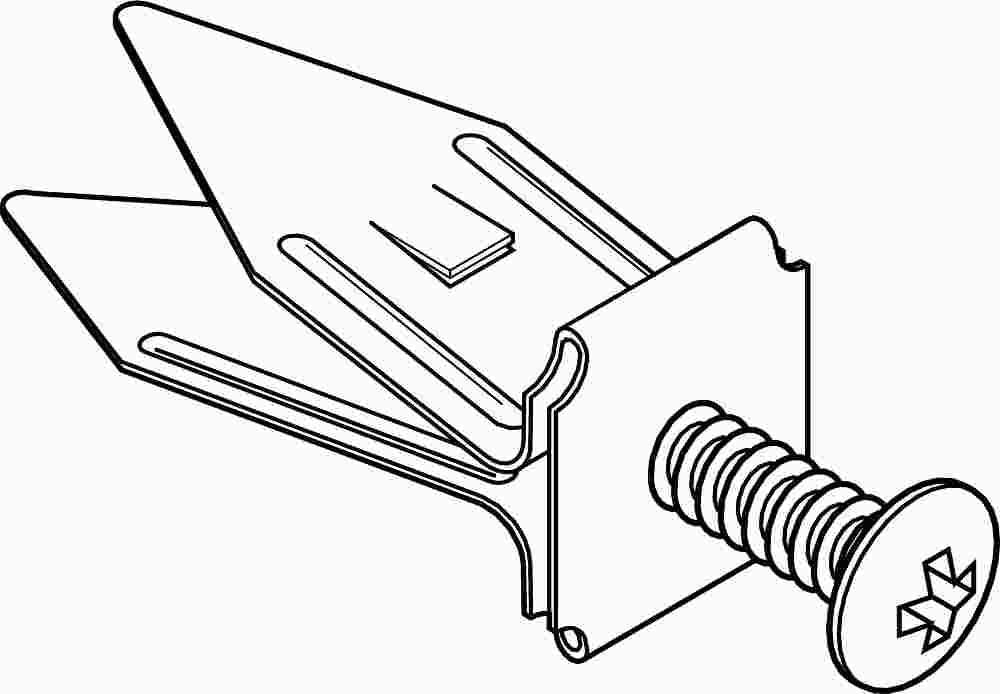 Hodell-natco #8 Wall Anchors For 1-8-inch To 3-4-inch Materials, 25 Per Box