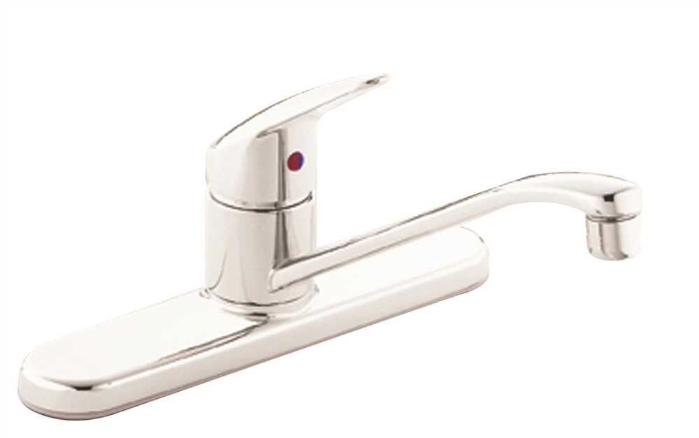 Lead-free Cleveland Faucet Group&reg; Single-lever Kitchen Faucet Without Spray, Chrome