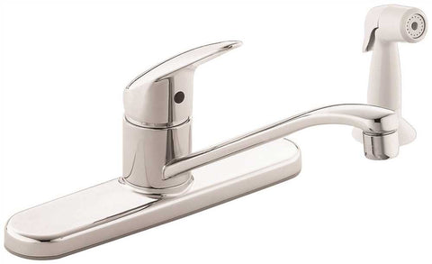 Cleveland Faucet Group Kitchen Faucet Lever Handle Lead Free Chrome With Spray