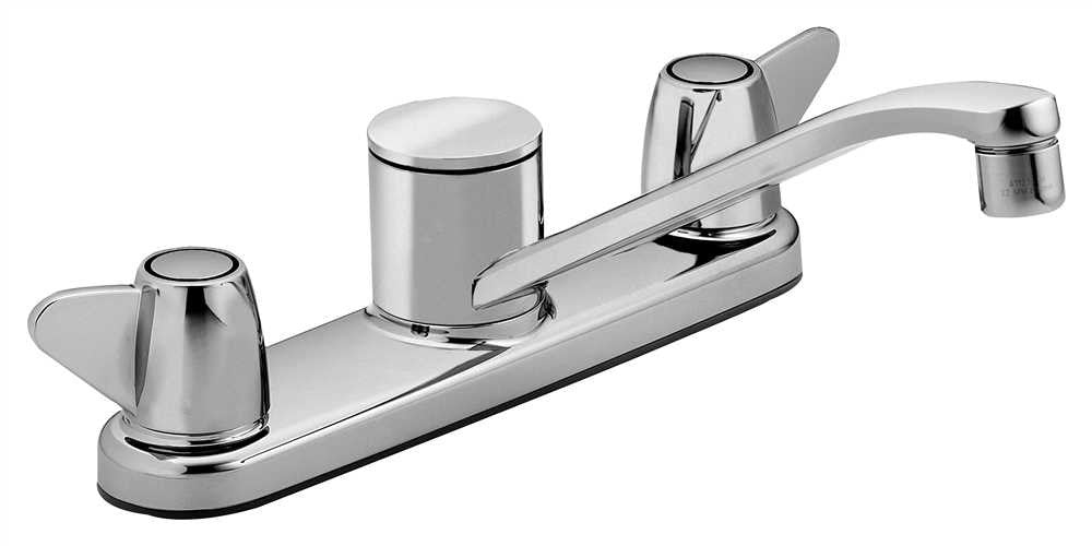 Cleveland Faucet Group Cornerstone 2 Handle Kitchen Faucet Less Spray, Chrome, Lead Free