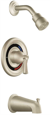 Cleveland Faucet Group&trade; Capstone&trade; Cycling Tub-shower Trim Kit, Pvd Brushed Nickel