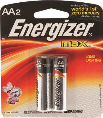 Energizer Max Battery Aa Alkaline, 2 Pack