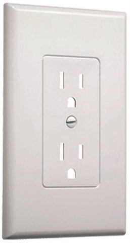 Masque&reg; Duplex Decorator Wall Plate, White