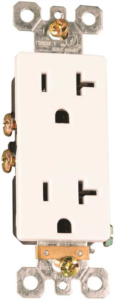 Decorator Receptacle 20 Amps