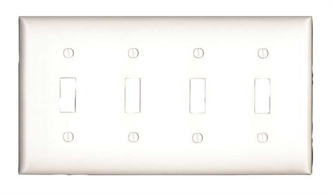 Switch 4 Gang Wallplate White