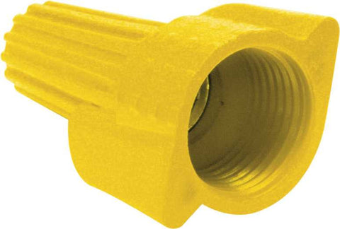 Preferred Industries&trade; Wing-type Wire Connector, Yellow, 100 Per Box