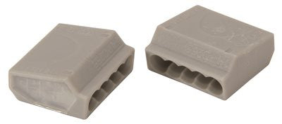 Push In Wire Connectors Gray 500 Per Bag