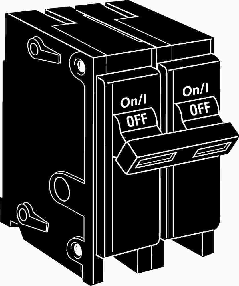 Br Series 2 Pole Breaker 20 Amps