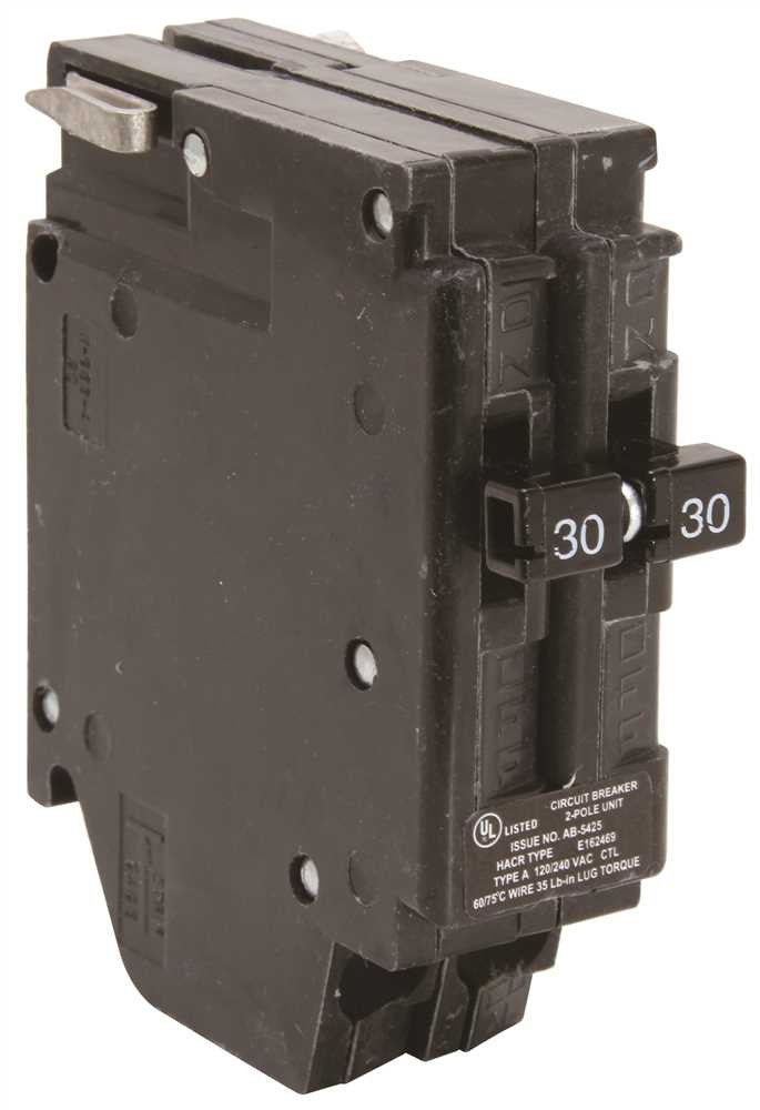 Connecticut Electric Type A 2-pole Breaker, 1", 120-240 Vac, 30 Amps