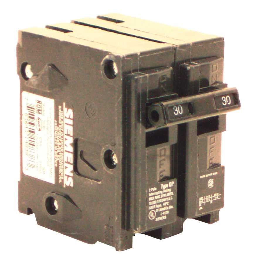 Qp Plug In 2 Pole Breaker 30 Amp