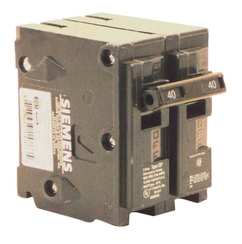 Qp Plug In 2 Pole Breaker 40 Amp