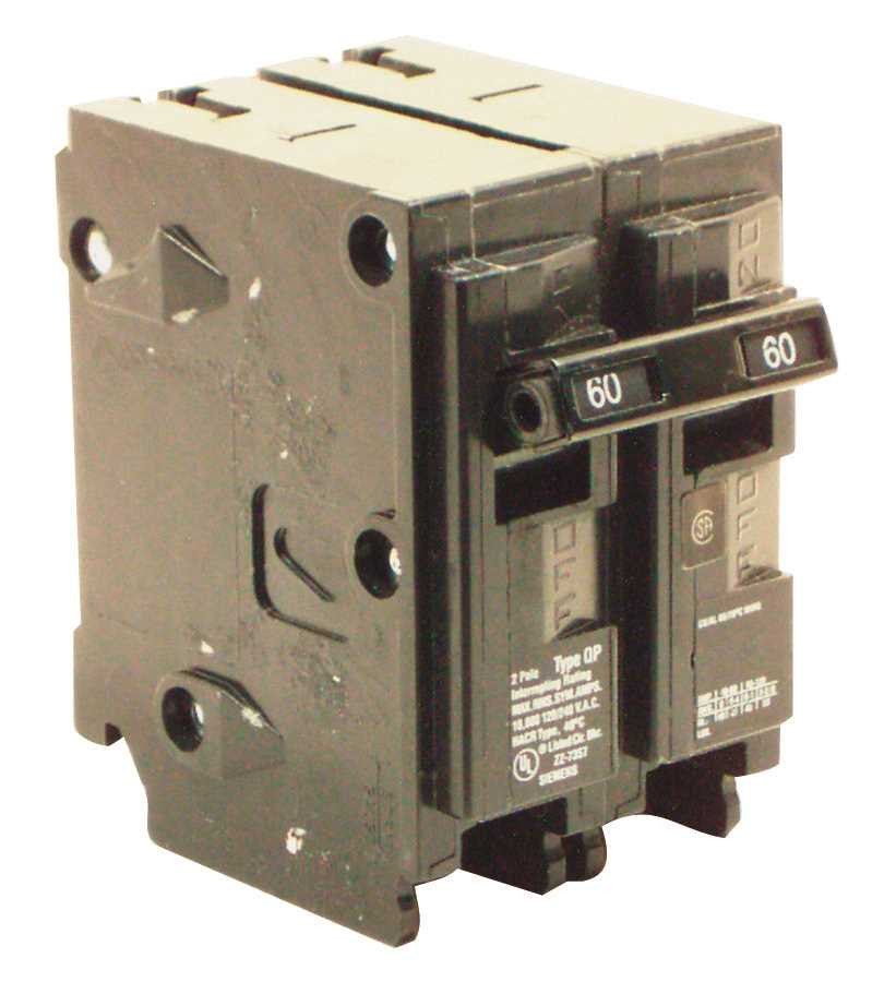 Qp Plug In 2 Pole Breaker 60 Amp