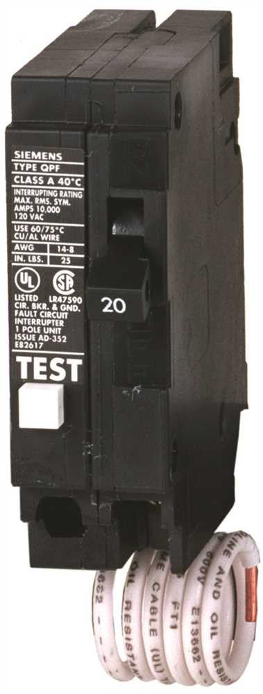 Qp Plug In Gfci Breaker 1 Pole 20 Amp