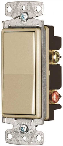 Rocker Switch Double Pole 15a 120-277v Ivory