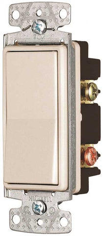 Rocker Switch Double Pole 15a 120-277v Almond