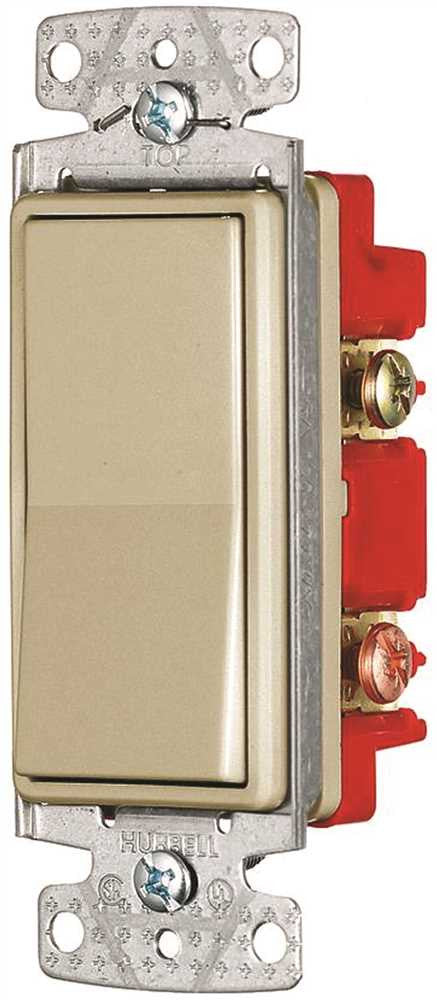 Rocker Switch 4 Way 15 Amps 120 To 277 Volts Ivory