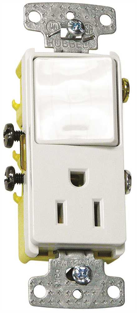 Rocker Combo 3 Way Switch And Receptacle White