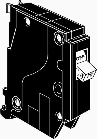 Eaton&reg; Ch Series Single-pole Breaker, 3-4", 120-240 Vac, 15 Amps