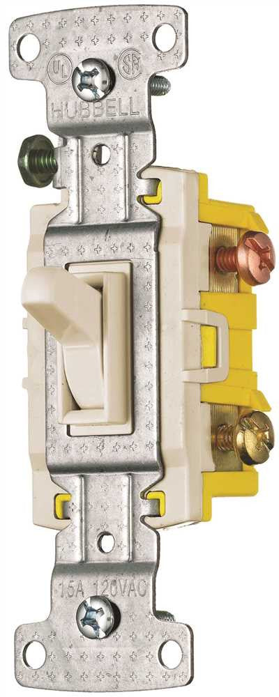 Toggle Switch 3 Way 15a 120v Almond