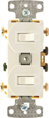 Switch Combo 2 To 3 Way Toggles 15 Amp White